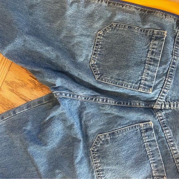 Zara TRF Jeans with Red, white, blue  Stripe 6 - Picture 3 of 9